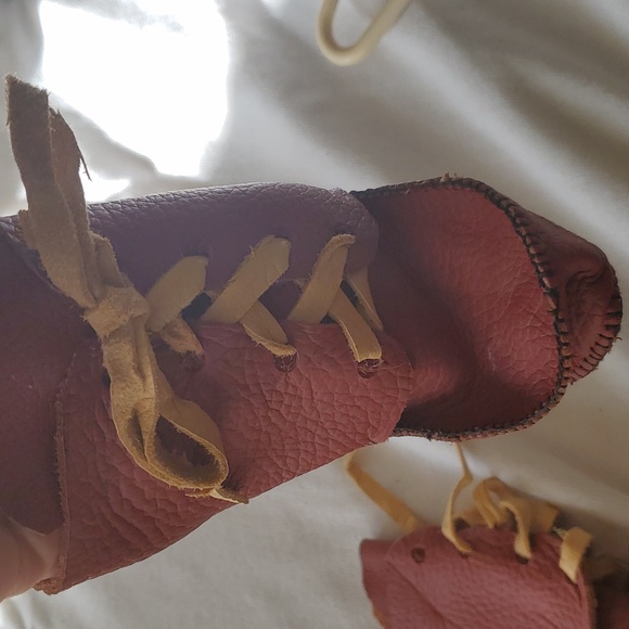 (3 For $20) Hand made baby booties - Picture 3 of 7